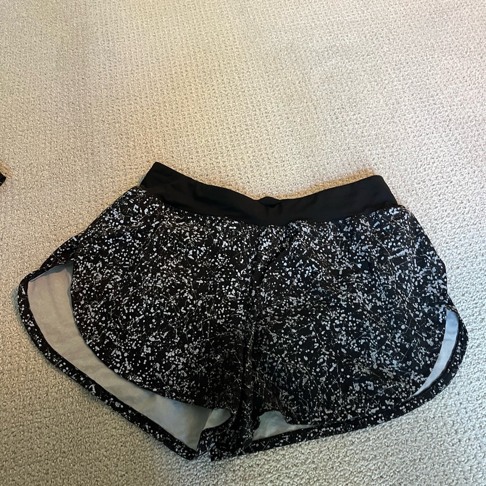 Lululemon Reflective Find Your Pace High Rise 3 inch Shorts